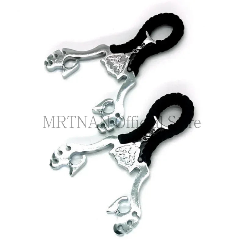 High Quality Outdoor Hunting Shooting Alloy Slingshot with Quality Rubber Band Professional Shooting Game Catapult