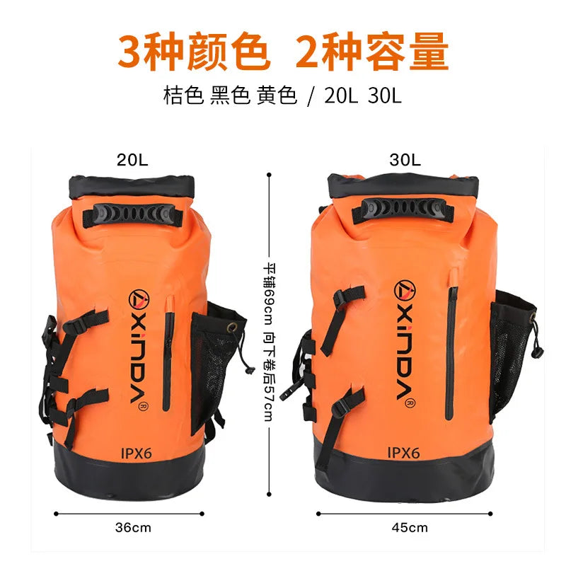 Waterproof backpack for mountaineering and tourism, outdoor mountaineering bag, for the river, p761