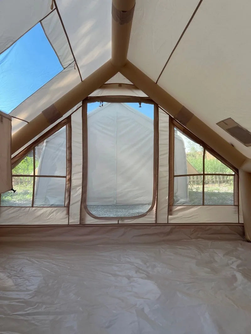 Oxford Cloth Camping Tents Outdoor Portable Quick Automatic Opening Inflatable Tent Rainproof Sun Protection Camping Equipment