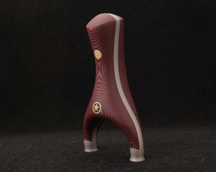 Powerful Titanium Steel + G10 Patch Slingshot Set Smooth Support Head Five-star Catapult Hunting Bow Outdoor Shooting Sport Tool