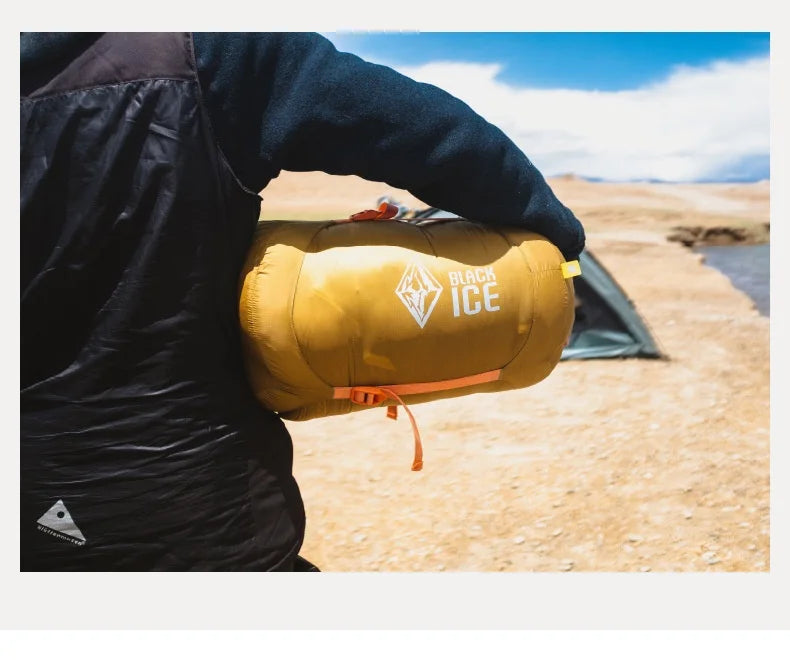 Black Ice Z-series 800FP Outdoor Camping Sleeping Bag Ultralight Coldproof Mummy Goose Down Tent Thickness Sleeping Bag