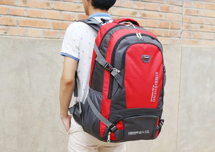 70L Outdoor Hiking Sports Travel Backpack School Bag Large Capacity Trekking Camping Climbing Back Pack Rucksack Tactical Bags