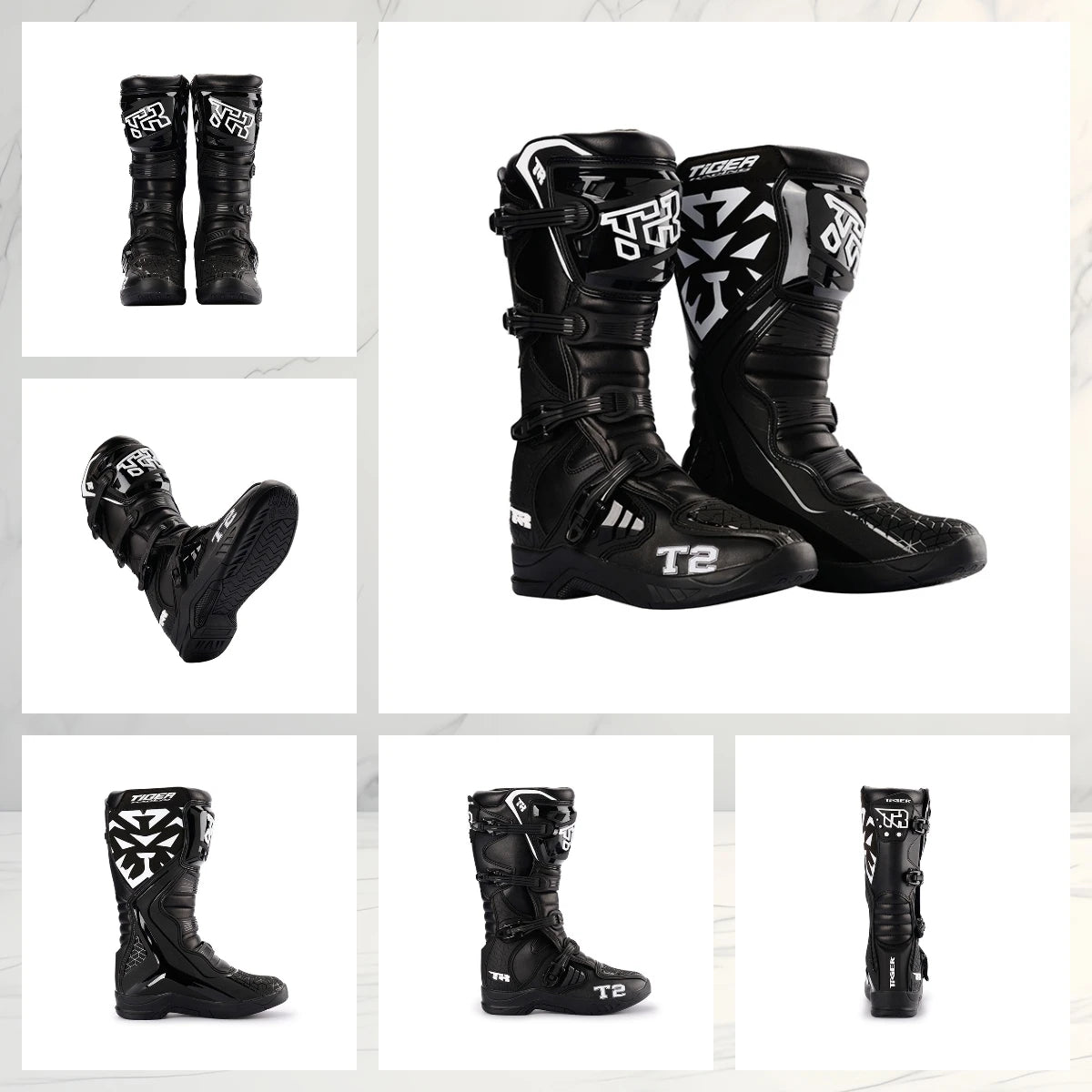 1pcs Motocross Enduro Professional Racing Boots Motorcycle Off-road Bottas Motorboat Shoes ATV MTB Motorcycle Long Racing Boots