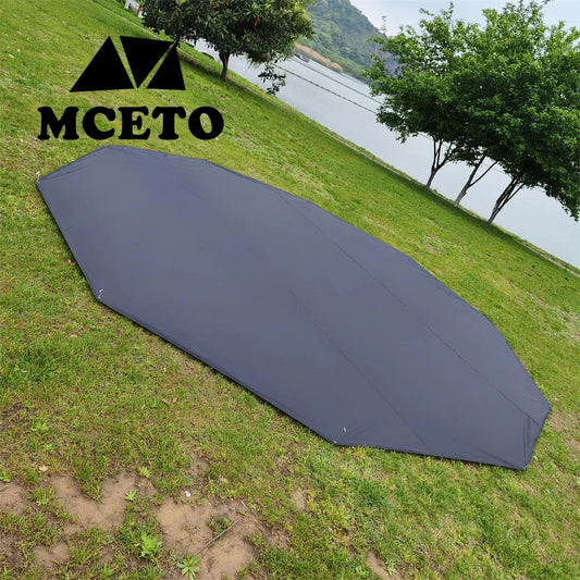 4.6 M Polygon Camping Mat Oversize Outdoor Picnic Mat Decagon Big Pyramid Tent Ground Sheet Simple Awnings Shelter Beach Blanket