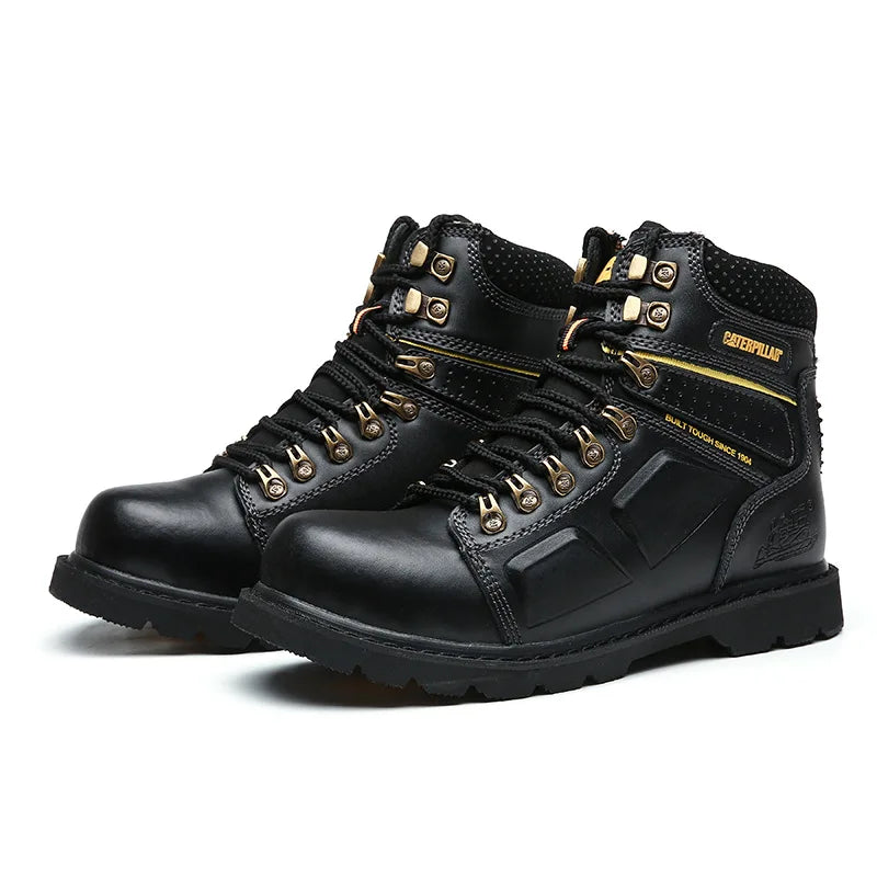 Hot Selling Men's And Women's Motorcycle Boots, Genuine Leather Couple's Workwear Boots, Outdoor Hiking Boots, Hiking Boot, Cyc