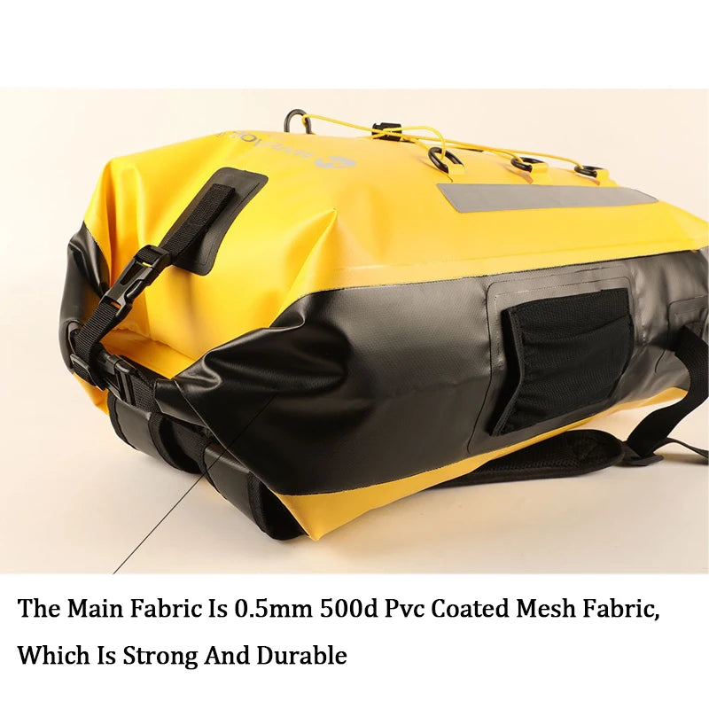 30L Dry Wet Separation Sports Bag for Outdoor Activities -Waterproof Backpack with Reflective Strips, for Hiking, Diving, Camp