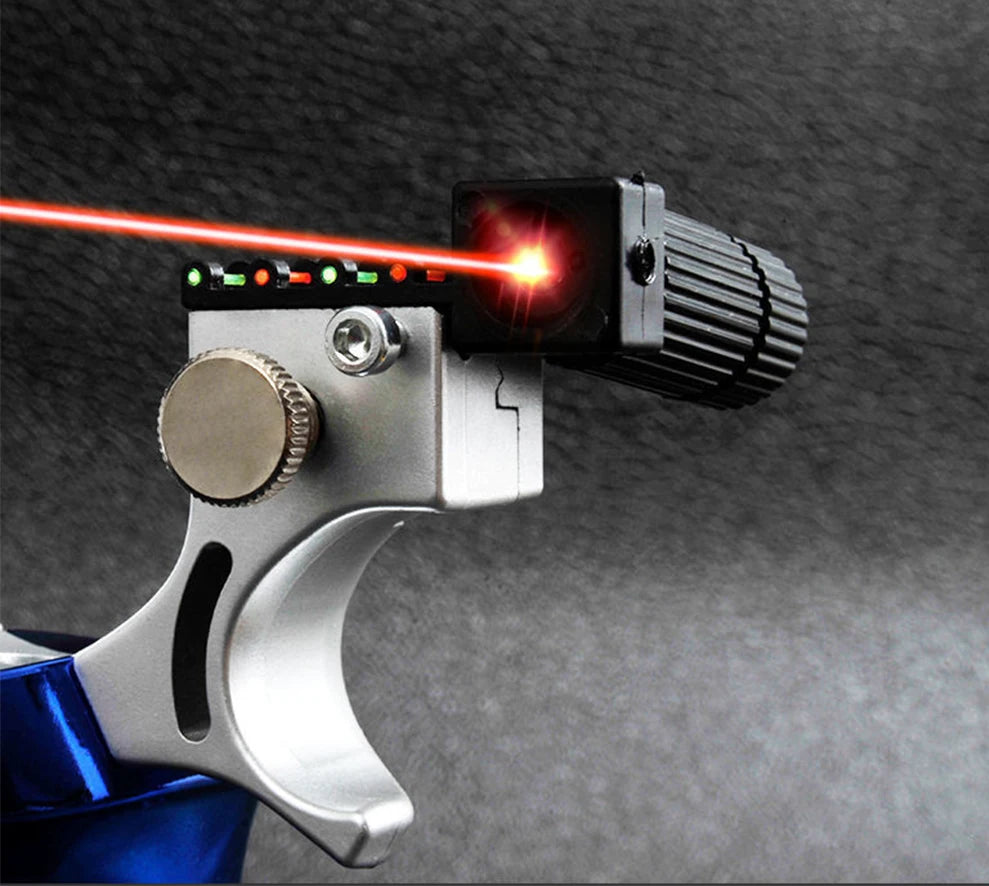 Hunting Slingshot High-power Laser Aiming Slingsshot Outdoor Sports Shooting Game Practice Using High Precision Catapult