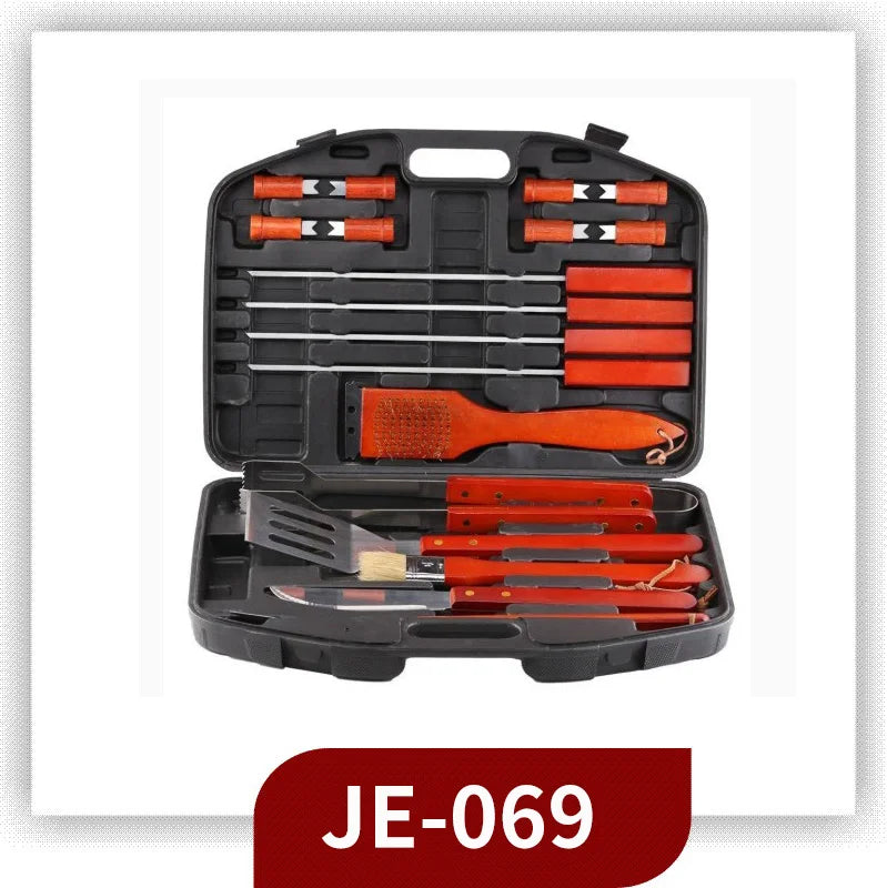 Factory Original Charcoal BBQ Grill With Side Tables Outdoor Smoker Ideal For Camping Tailgating Patio Garden