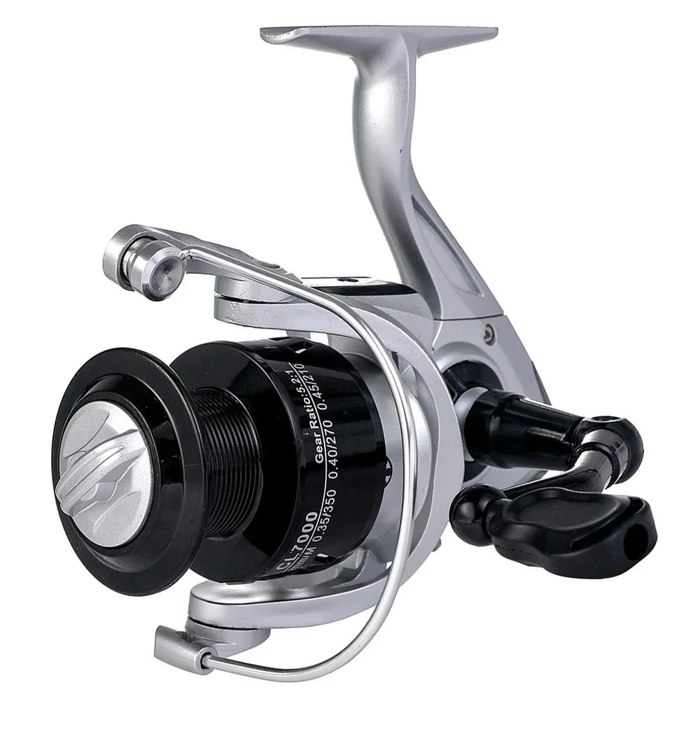 GHOTDA 1.5M-2.4M Telescopic Fishing Rod and Reel Full Kits Carbon Fiber Lure Pole and 2000-4000 Baitcasting Reel for Bass Pesca