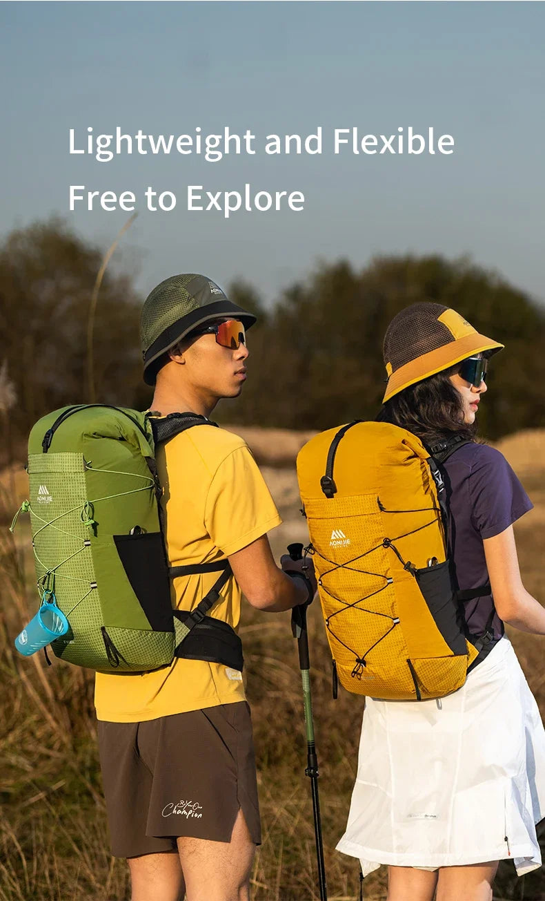 AONIJIE FH2524 24L Hiking Large Capacity Backpack for Women Men Multifunctional Lightweight Daypack for Climbing Camping Touring