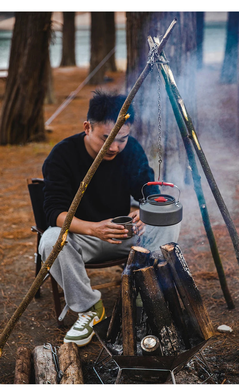 Outdoor Folding Stainless Steel Grill Barbecue Rack Detachable Charcoal Stove BBQ Grill Lightweight Brazier Foldable Hibachi