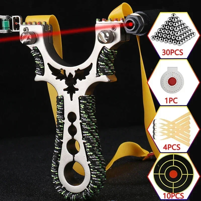 Sports Slingshot with Flat Rubber Band Professional Sling Shot Outdoor Shooting Tools for Hunting Catapult Toys Caza