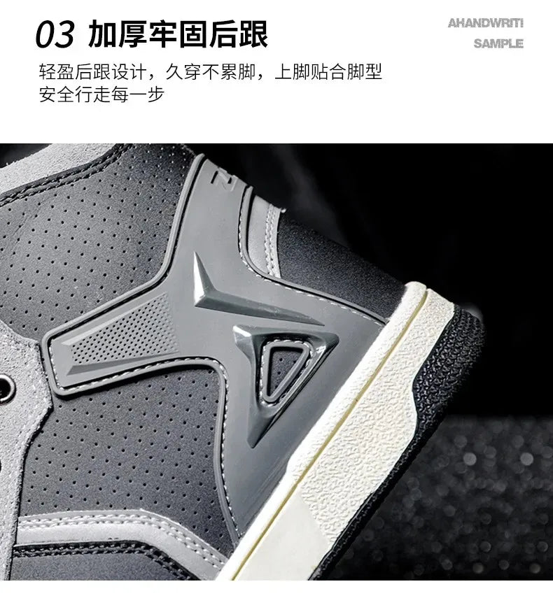 Motorcycle Shoes Men Motocross Boots Motobiker Racing Shoes Toe Cap Hardening Protective Cycling Shoes Summer Breathable Sneaker