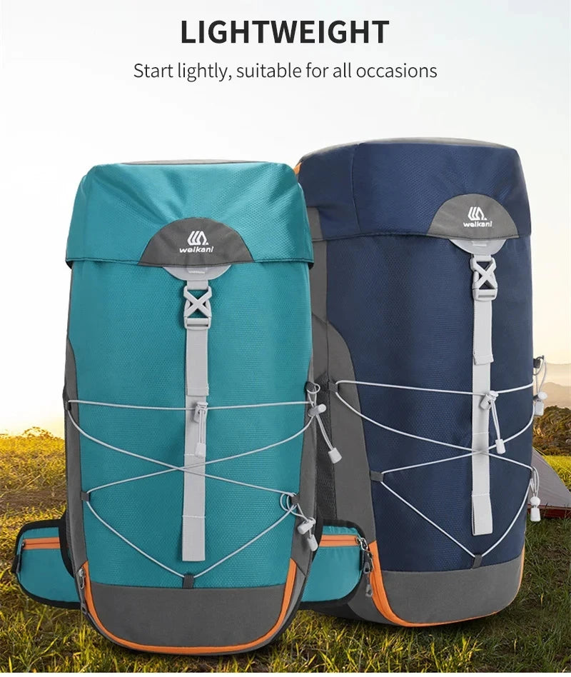 40L Outdoor Mountaineering Bag Waterproof Sports Backpack Lightweight Travel Backpack Hiking Bag Trekking Backpack for Men