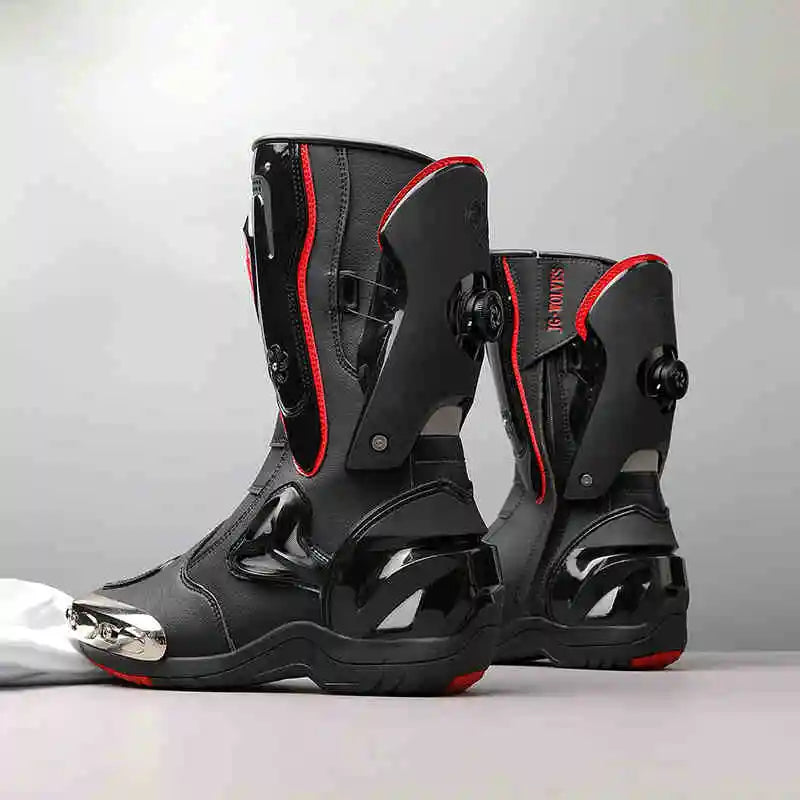 36-47 Anti Fall Motocross Boots Wear-resistant Motorcycle Boots Men's Women Racing Boots Safe Riding Equipment Rally Shoes