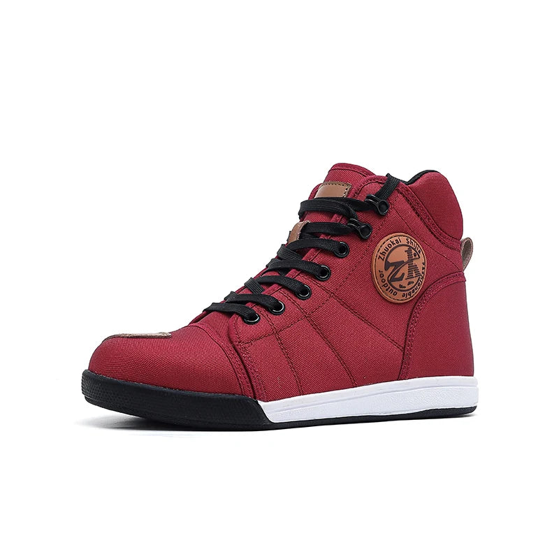 2025 Motorcycle Boots Men Motobiker Shoes Motocross Boots  Anti Fall Riding Boots for Road Racing Parkour Shoes Knight Equipment