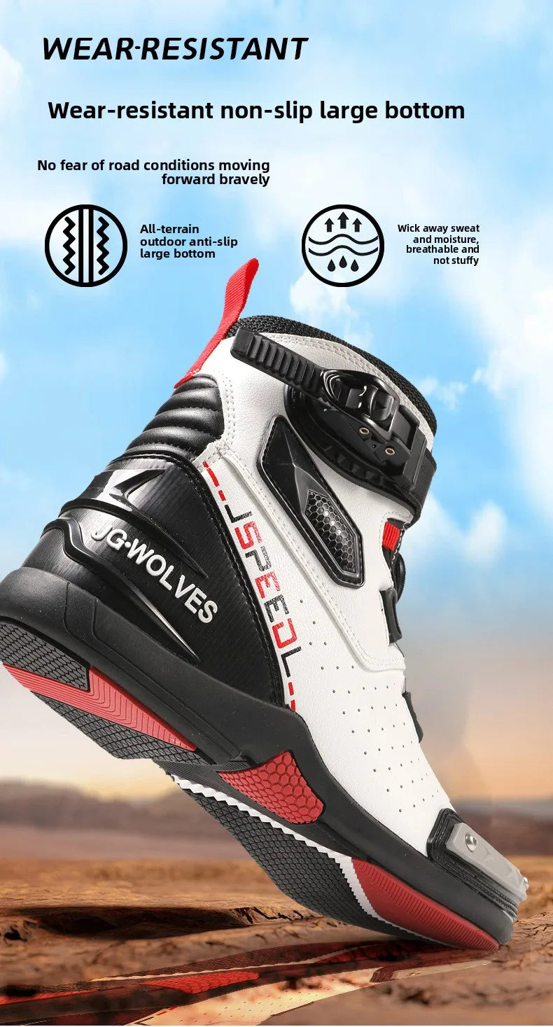 New MOTO shoes summer breathable non-slip wear-resistant riding boots outdoor riding Boots For Motorcycle 47