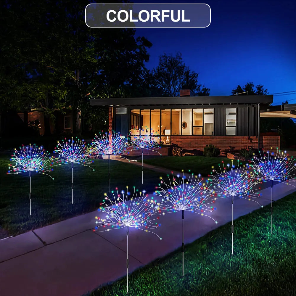 Super Solar LED Light Outdoor Waterproof Solar Light 8 Lighting Modes DIY Fairy Light Holiday Decorative garden Lights Lamp