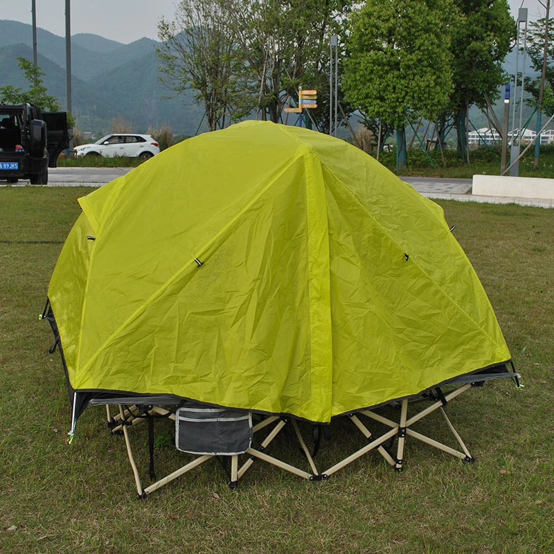 Ultralight 2 Person Backpacking Tent Can Be Used As Cot Bed Tent or Bikepacking Tent, Light Weight Cot Tent Not Include Bed