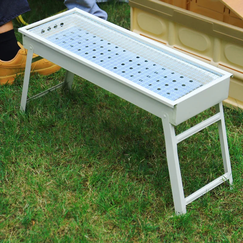 Cycling City Outdoor BBQ Stove Household Folding Grill Mini Barbecue Artifact Portable Charcoal Grill Pull-Out Charcoal Grill