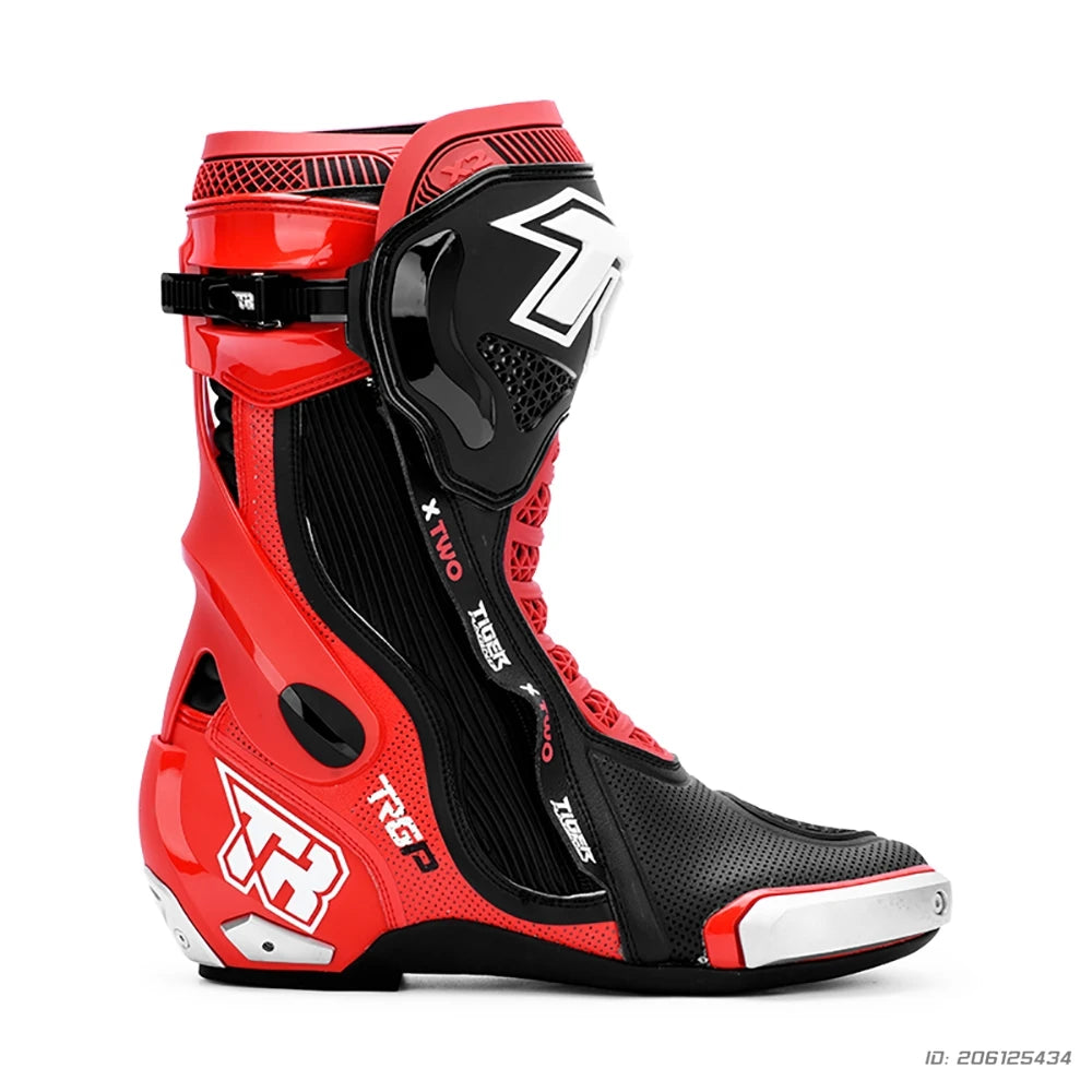 Men's Motorcycle Boots Non-slip Racing Off-road Shoes Professional Protective Moto Boots Sport Touring Protection Riding Gear