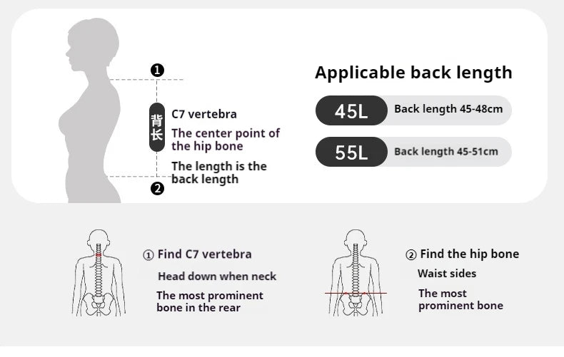 Naturehike Hiking Backpack Waterproof 45/55/65L Knapsack Climbing Travel Outdoor Sports Large Capacity Nylon Bag With Rain Cover