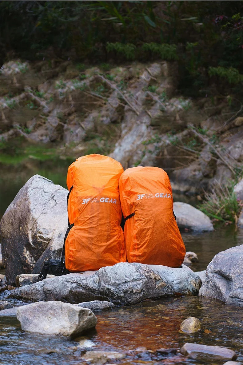 3F UL Gear UHMWPE Rain Cover For Backpack Outdoor Ultralight Hiking waterproof Trekking Rainproof 20-85L Backpack Cover