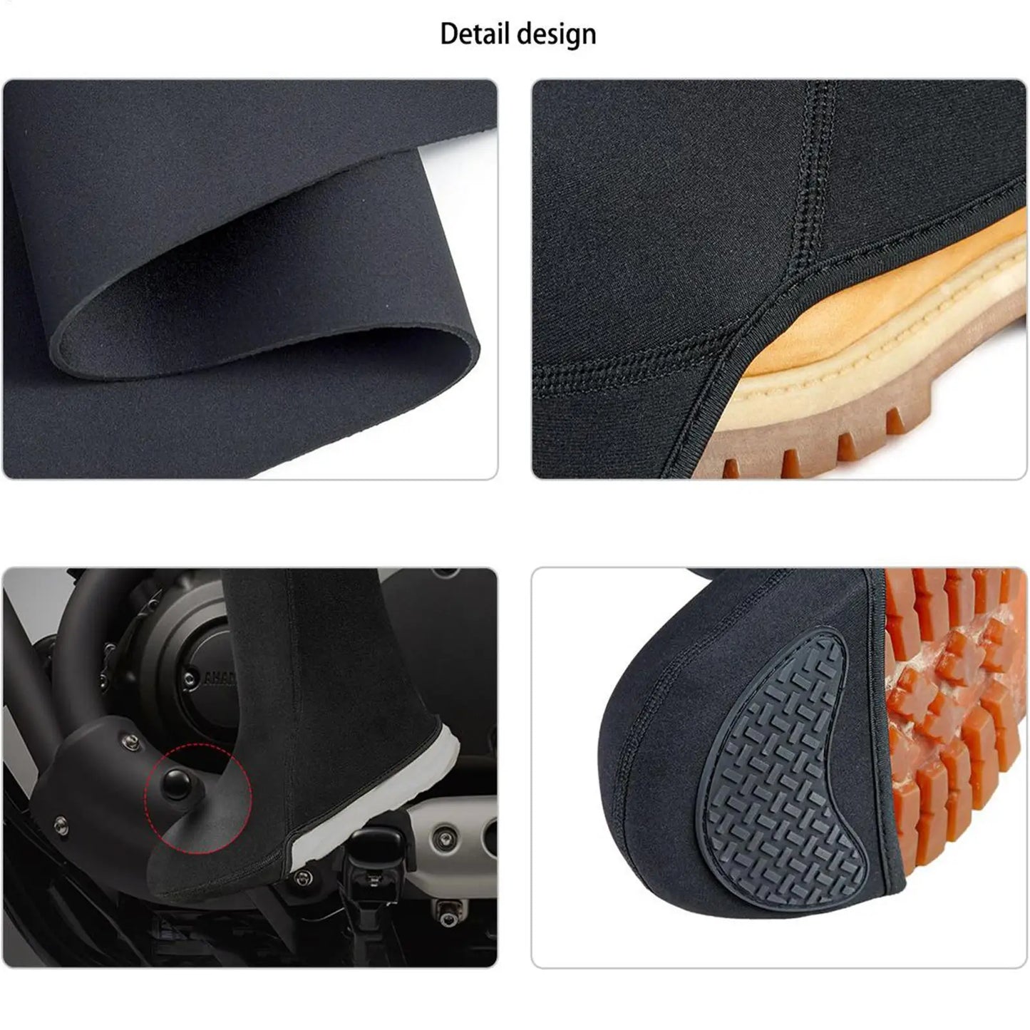 Waterproof Cycling Shoe Covers Thermal Motorcycle Rain Boot Covers Outdoor Supplies for Performance Winter Recreational Riders