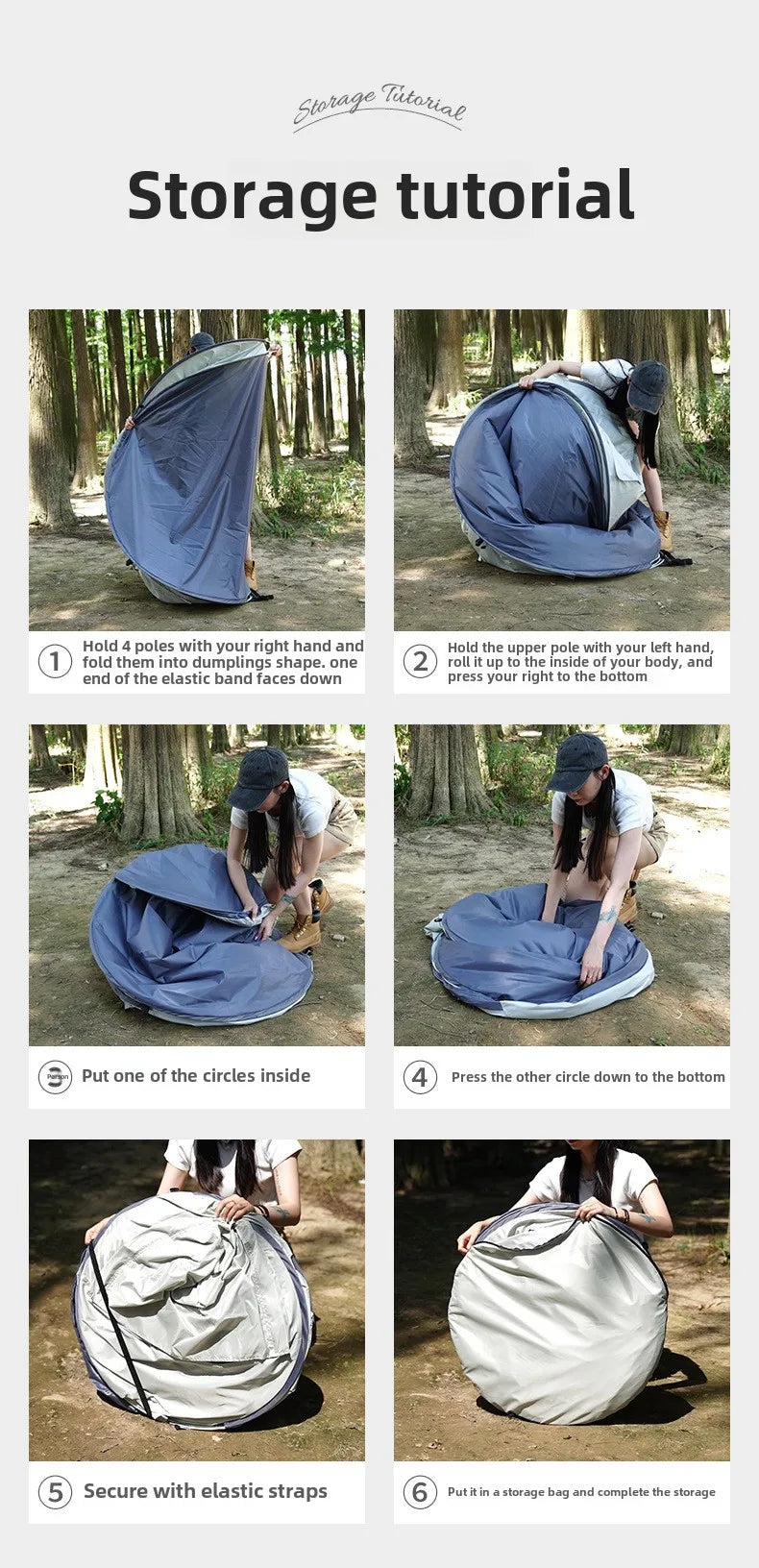 Tent Camping Outdoor 3-4 People Waterproof Thickened Portable Installation-free One-second Quick Open Automatic Boat Tent