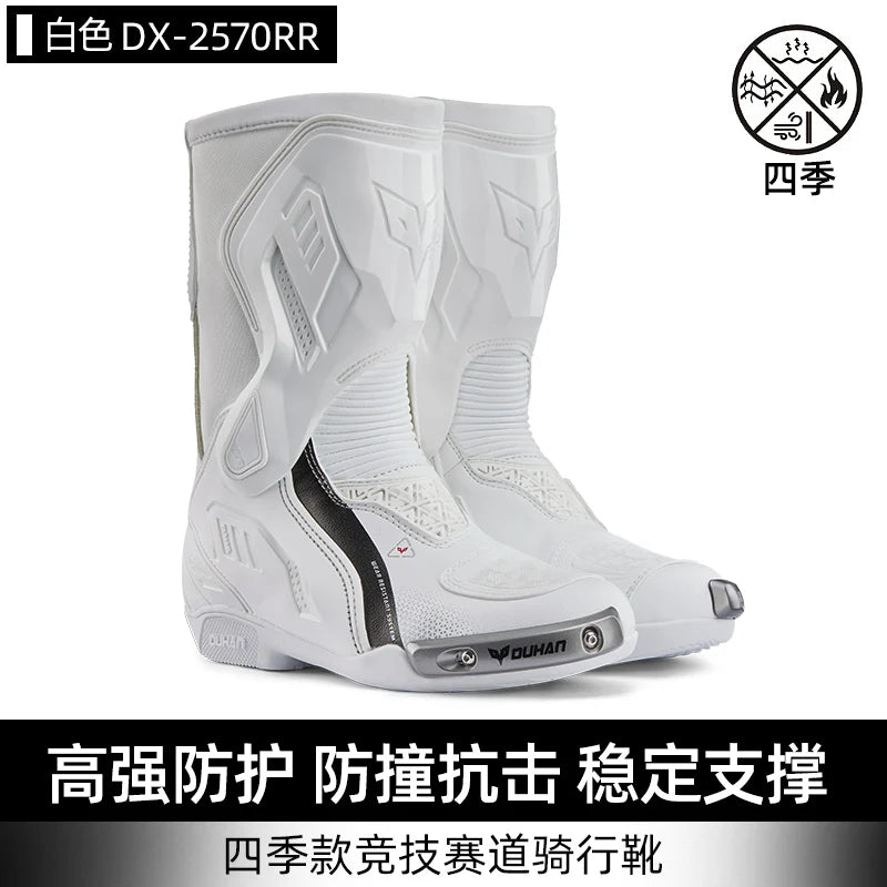Motorcycle Boots Racing Off-road Shoes Non-slip High-top Motorcycle Professional Waterproof Mountain Bike Boots