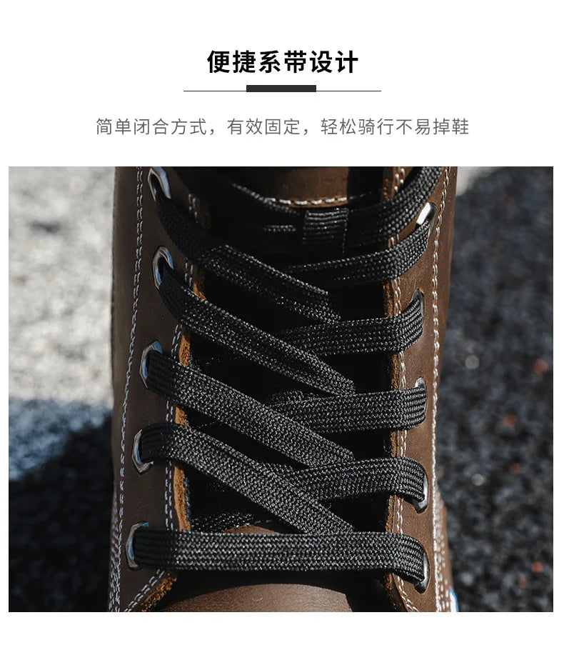 Motorcycle Riding Shoes High Top Motorcycle Boots Breathable Anti Fall Knight Equipment Road Racing Boots Motocross Boots