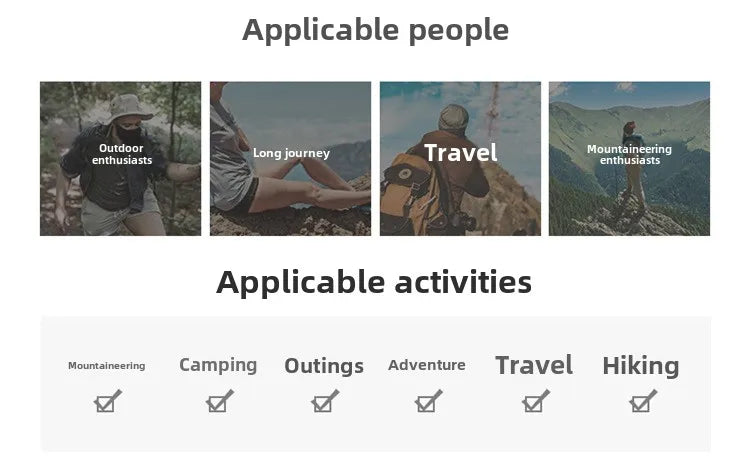 90L Large Capacity Outdoor Hiking Mountaineering Bag Lightweight Backpack Suitable for Hiking Camping Waterproof Travel Bag