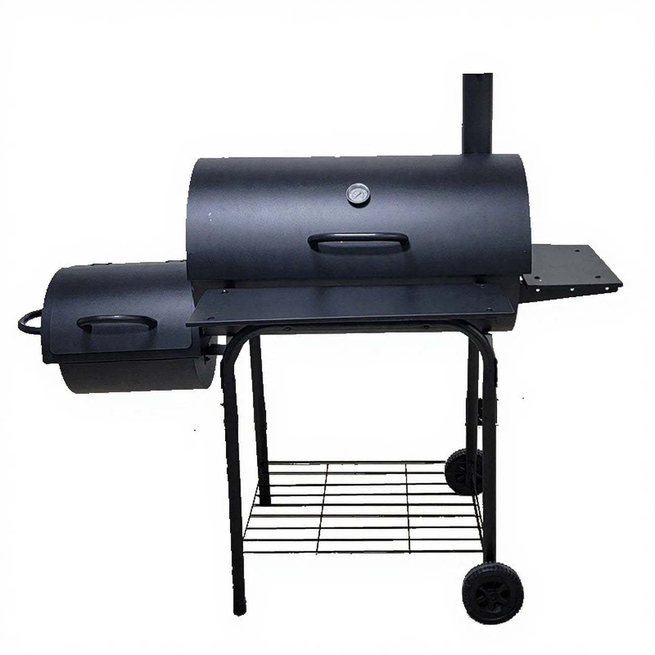 Family BBQ Grill, Extra-Large & Thickened, American-Style Outdoor Barbecue Rack, Courtyard Charcoal Stove and Smoker