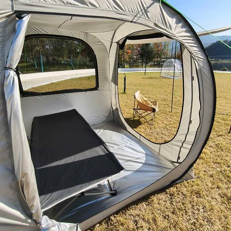 Portable Air Conditioner Camping Tent to Achieve the Freedom of Heat&Cooling, 7 Feet Height, Pop Up Family SUV Camping Tent