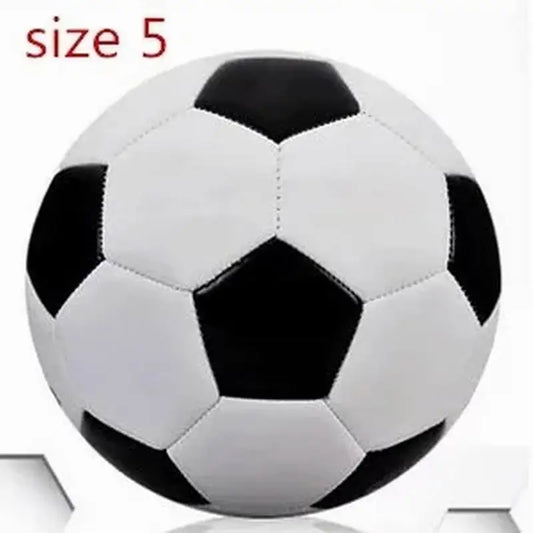 1pcs Classic black white child Size 4 Outdoor Butyl inner Football Ball kid Size PU Soccer Ball Training ball