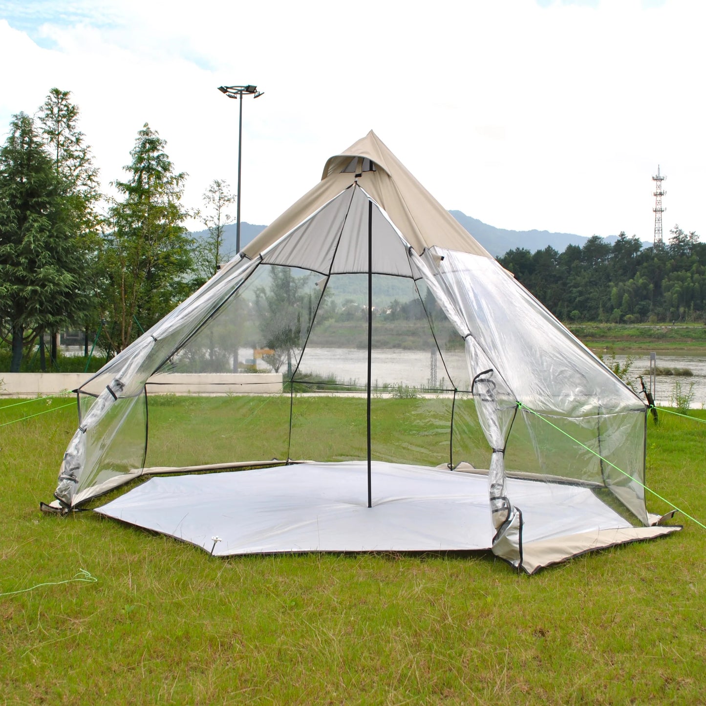 Regatta Mongolian Bell Tent - W/StoveJack, Waterproof, 4 Season Luxury Camping and Glamping Yurt Tent Outdoor