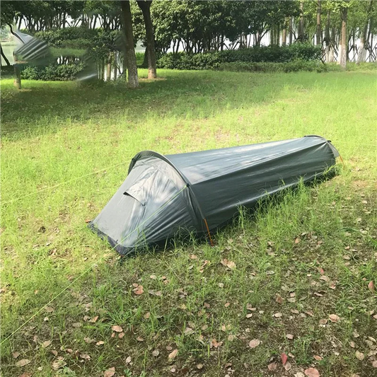 B48B-Urltra-Light Outdoor Equipment Wild Camping Sleeping Bag Tent Single Person Hiking Camping Backpacking Tent Waterproof