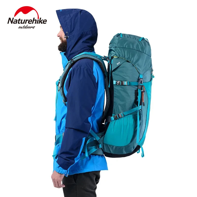 Naturehike Backpack Waterproof  Rucksack 45L 55L 65L Big Knapsack Backpacking Camping Climbing Hiking Travel Bag With Rain Cover