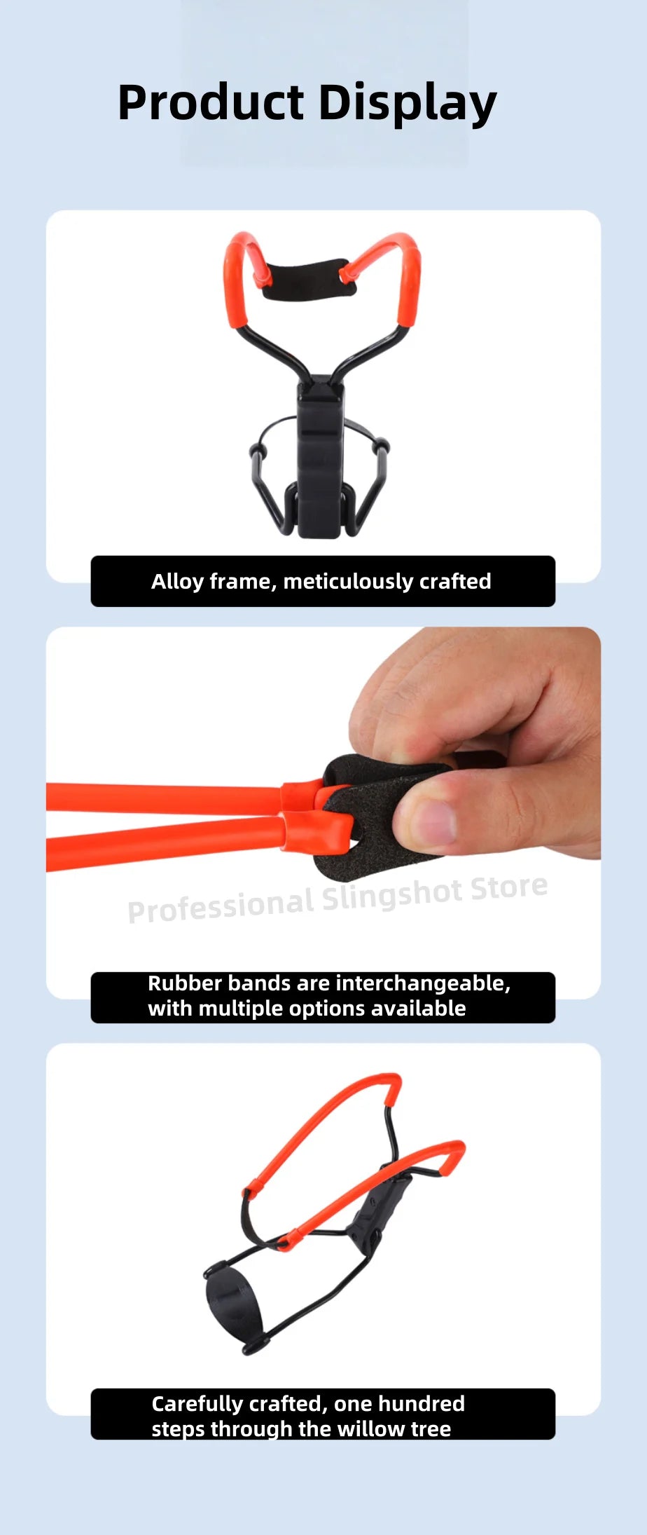 Outdoor Shooting Slingshot Professional Tactical Pocket Hunting Slingshot Target Catapult Foldable Shooting Equipment