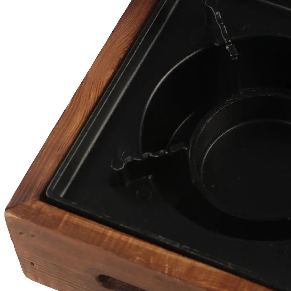 Dry Stew Hot Pots Wooden Cooking Grills Stove Portable Multi-functional Barbecue Cooking Oven Square Solid Stoves Outdoor