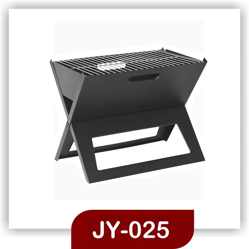 Factory Original Charcoal BBQ Grill With Side Tables Outdoor Smoker Ideal For Camping Tailgating Patio Garden