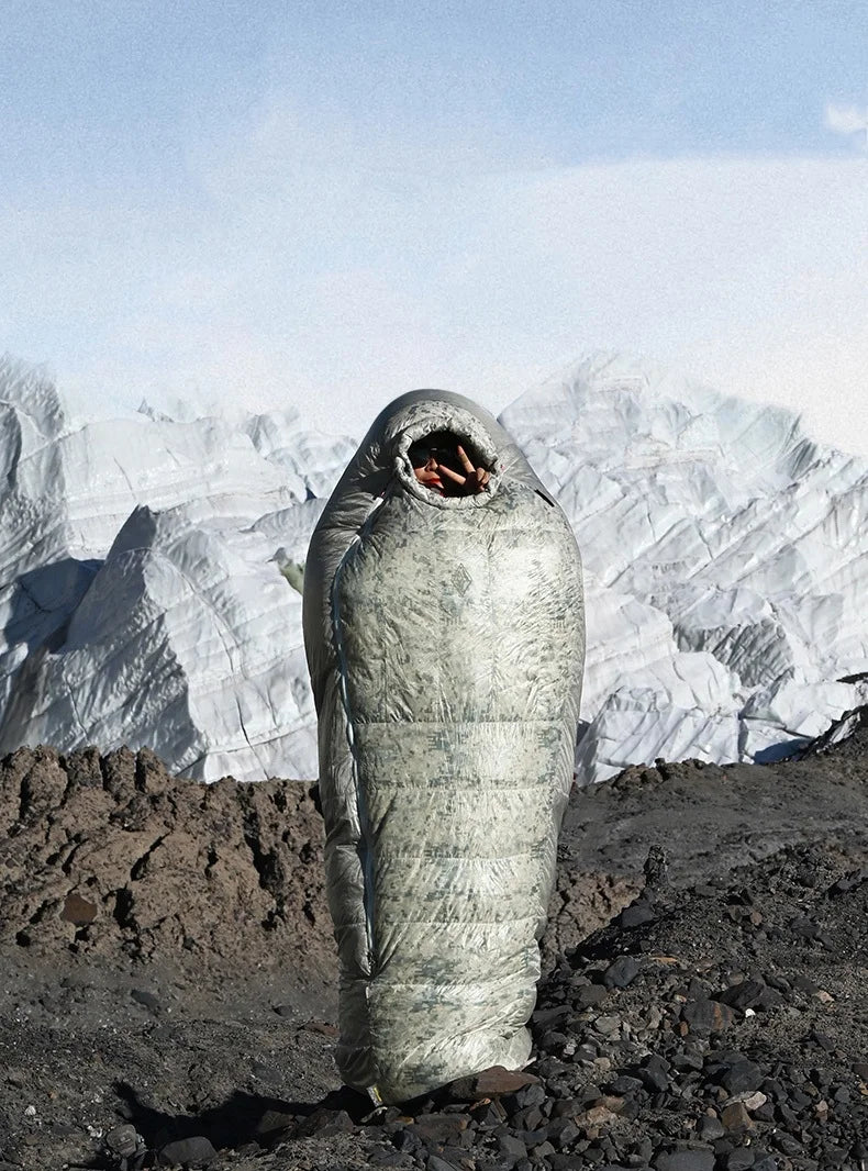 Black Ice Z-series 800FP Outdoor Camping Sleeping Bag Ultralight Coldproof Mummy Goose Down Tent Thickness Sleeping Bag