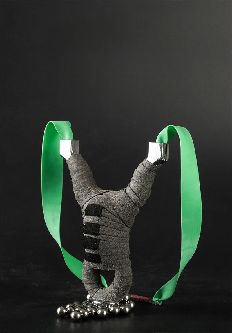 Powerful Alloy Slingshot Anti-song Design Catapult with Strong Magnetic Professional Outdoor Hunting Shooting Tool Composite Bow