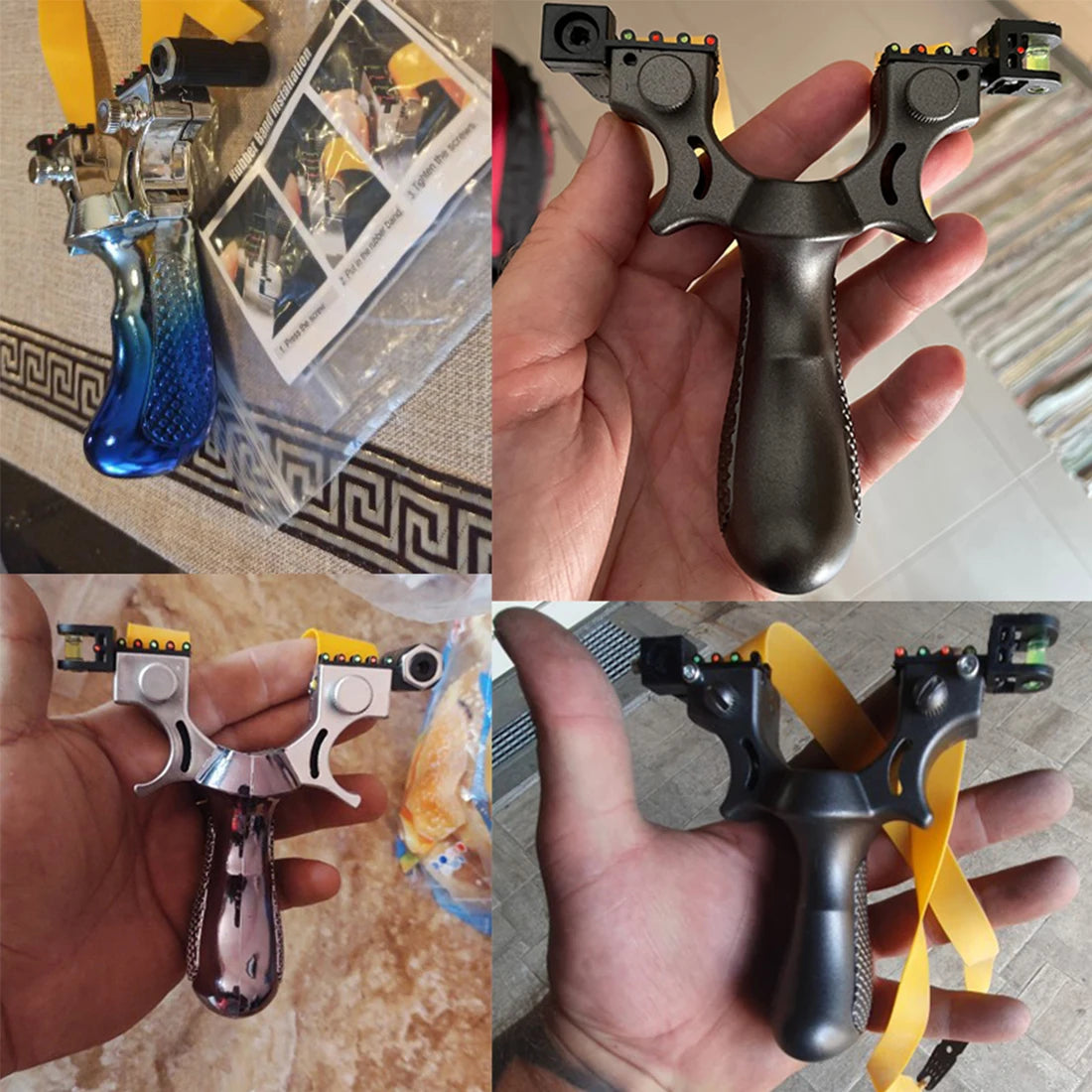 High-power Laser Aiming Slingsshot Outdoor Sports Hunting Shooting Catapult Competition Practice Slingshot Hunting Acessories