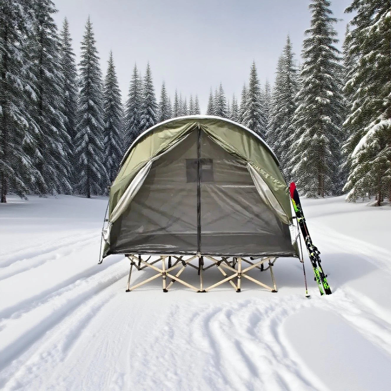 Breathable Mesh Tent for Backpacking - 1 Person All-Mesh Insect-Proof Camping Tent with Enhanced Airflow, Portable Sleep Shelter