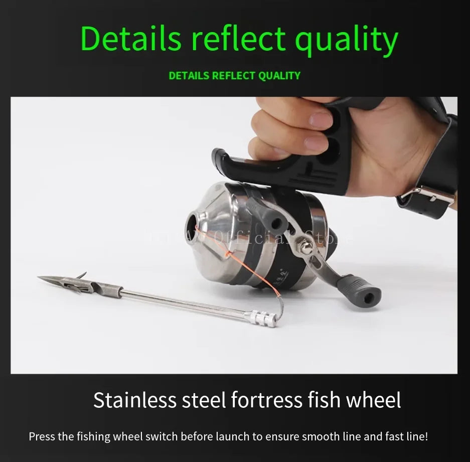 Big Power High-precision Fishing Slingshot With Laser Outdoor Hunting Catapult Outdoors Fishing Compound Bow Fishing Tools