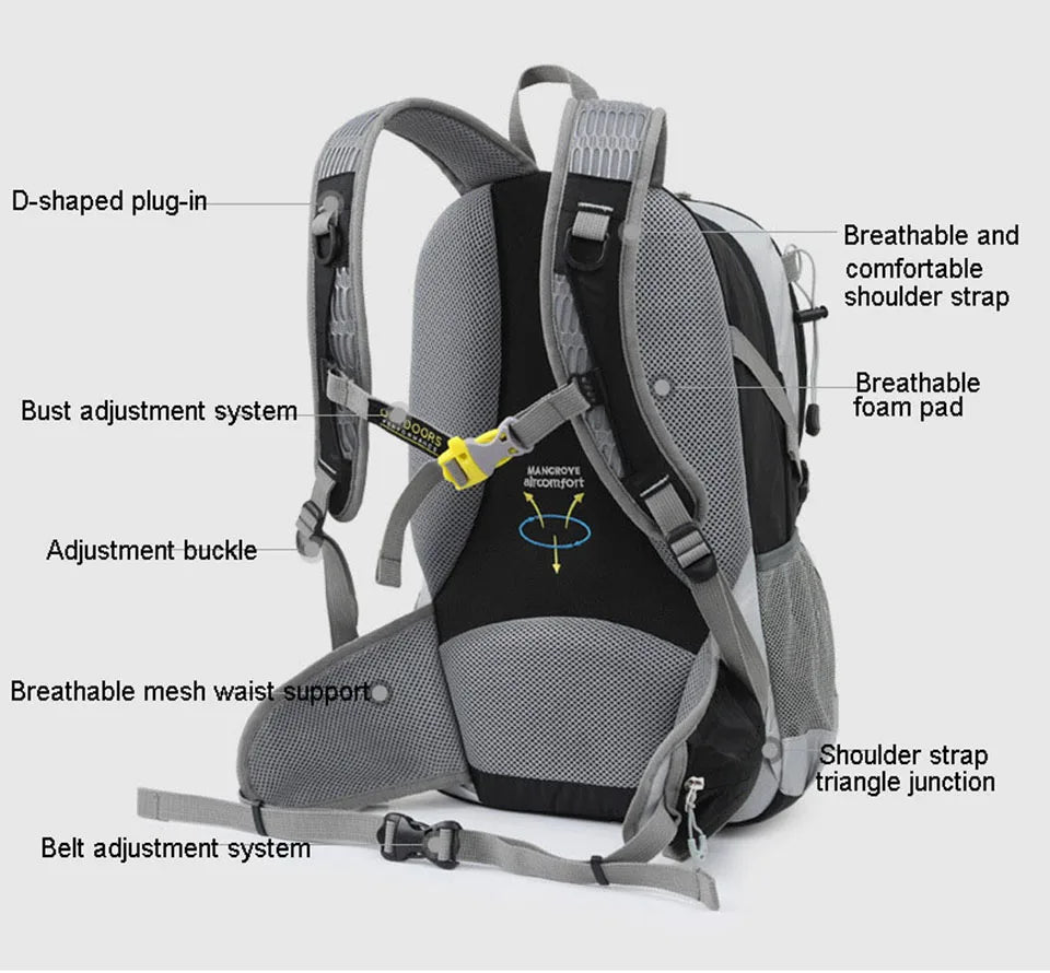 1Pcs Outdoor Sport Bag LOCAL LION 40L Backpacks Travel Bag Men Waterproof Rucksack Backpack