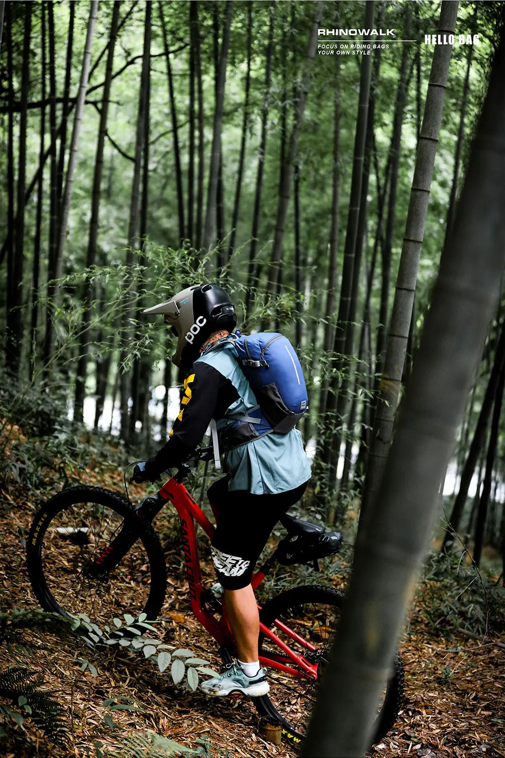 Rhinowalk Climbing Backpack 12L Cycling Backpack Outdoor Sports Bag Travel Backpack Camping Hiking Backpack WIthi Water Bag