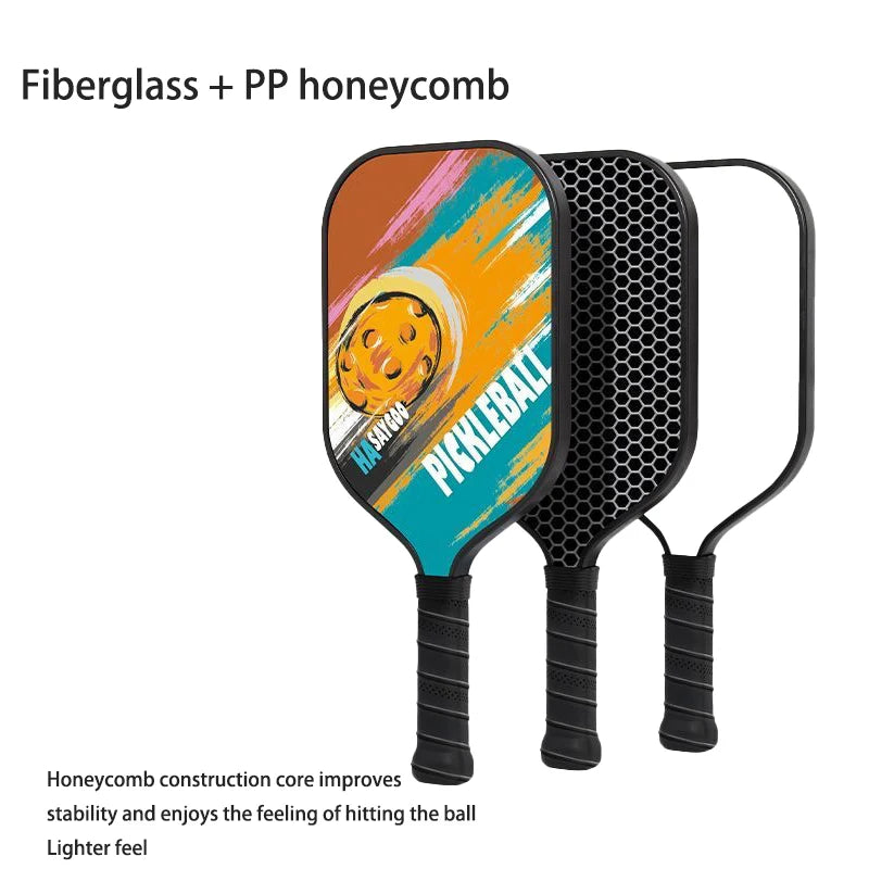 ‌Dual Fiberglass Pickleball Rackets with PP Core 4 Balls Portable Bag All-in-One Combo‌