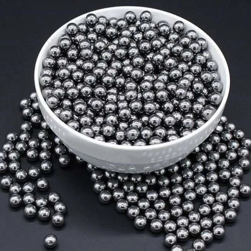 100pcs Slingshot Special Steel Ball for Hunting, Diameter 4.5mm -10mm Ball Bearing Carbon Steel Hunting Accessories